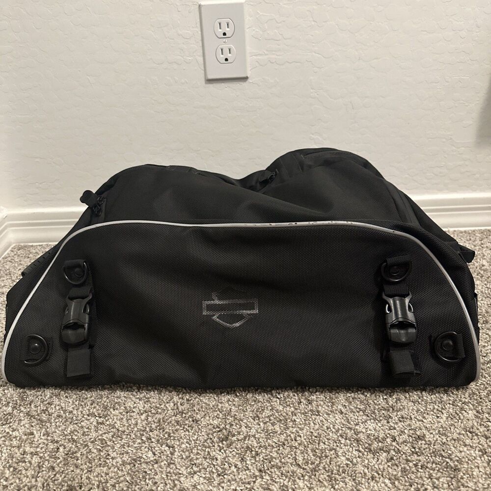 HARLEY-DAVIDSON 93300124 Onyx Premium Luggage Collapsible Tour-Pak Rack Bag NWOT